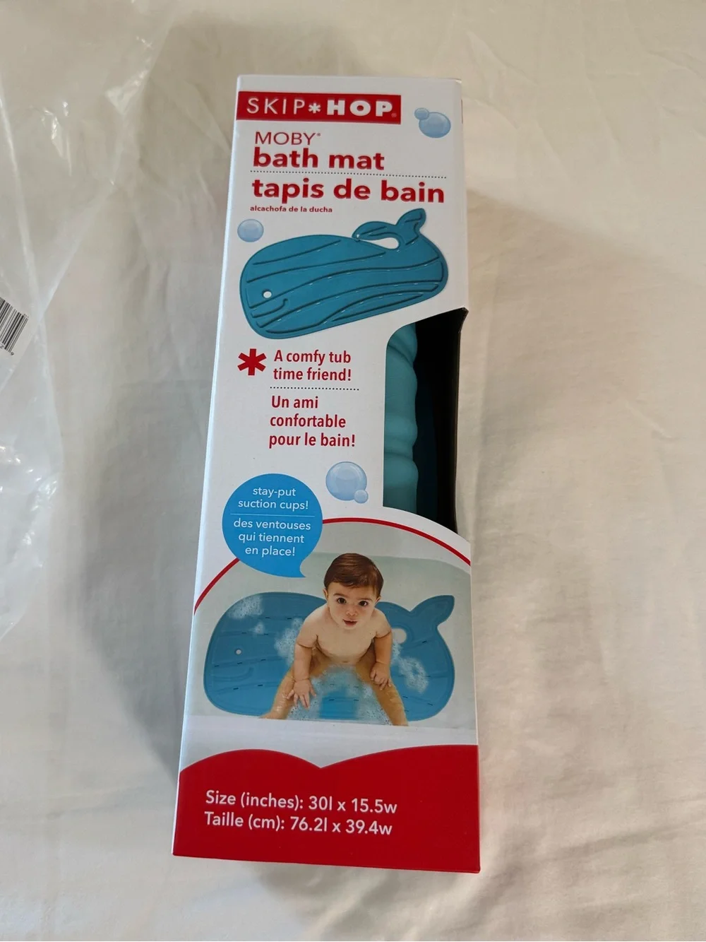 Skip hop moby bath mat, blue